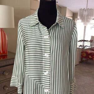 Soft Surroundings Striped On Pointe Shirt